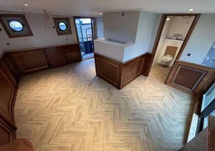project stoffering vinyl hotelkamer hotelschip mare fan fryslan